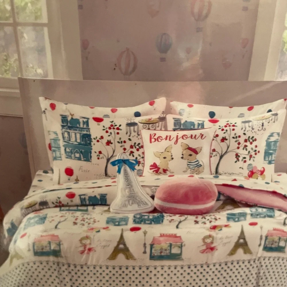 Lighting bug queen size paris comforter set